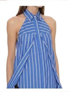 Dion Lee Line II Sleeve Release
Button Open Arm Shirt
Pinstripe